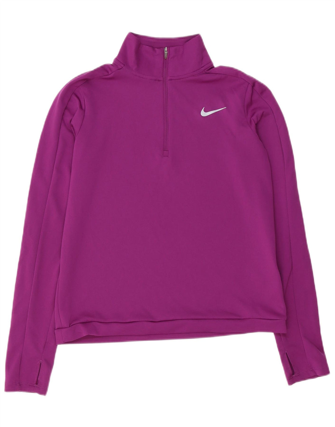 Damski dres Nike Dri Fit z zamkiem błyskawicznym na szyi, UK 10, mały fiolet
