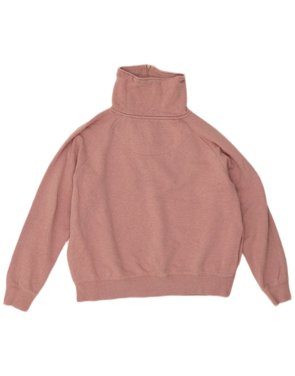 Crew Clothing Damska bluza typu Crop Sweter UK 10 Small Pink Flecked