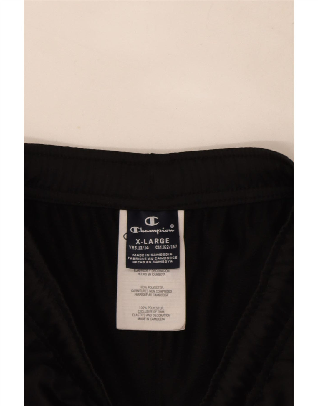 Chłopięce spodnie dresowe Champion Joggers 13-14 lat XL, czarny poliester