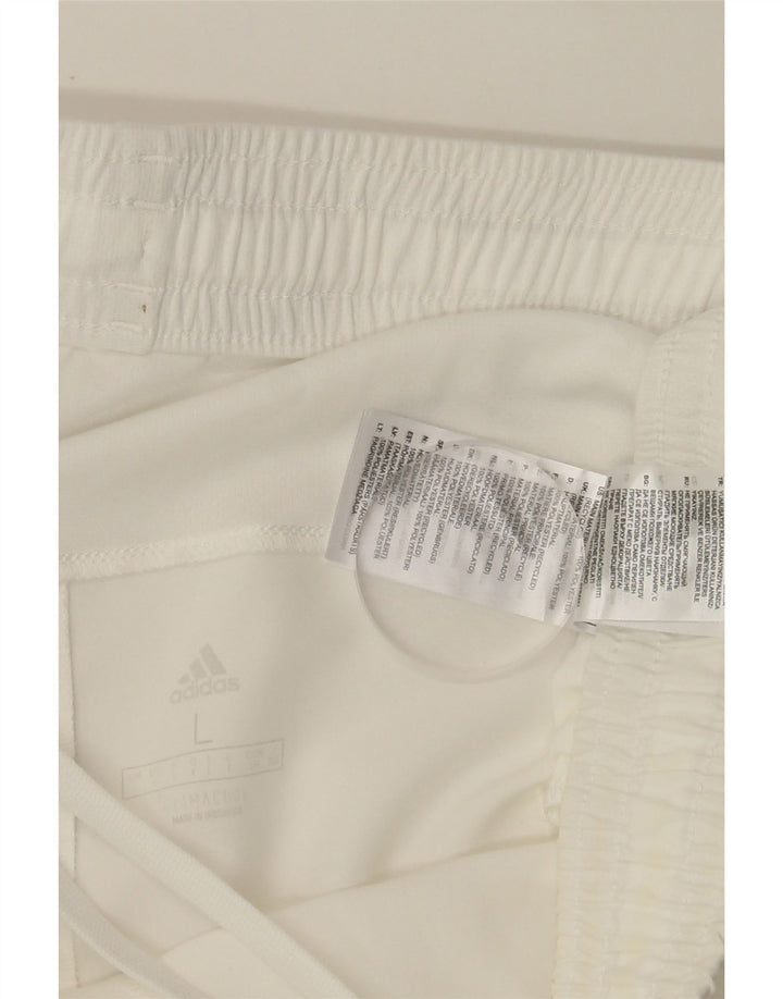 ADIDAS Mens Climacool Sport Shorts Large  White Polyester