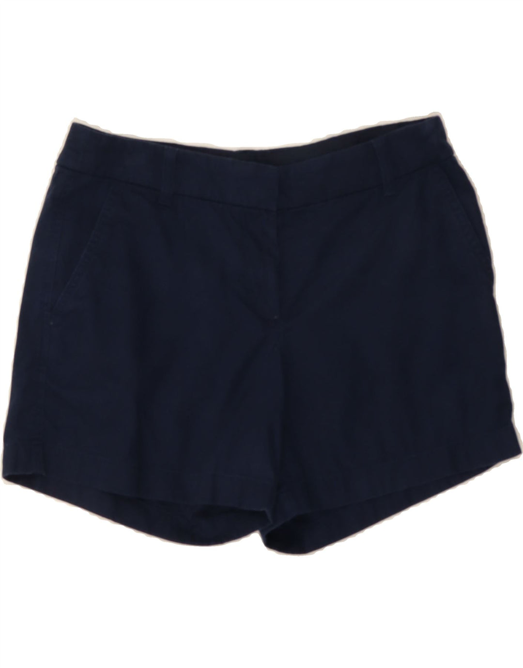 J. CREW Womens Chino Shorts UK 8 Medium W32 Navy Blue Cotton Vintage J. Crew and Second-Hand J. Crew from Messina Hembry 
