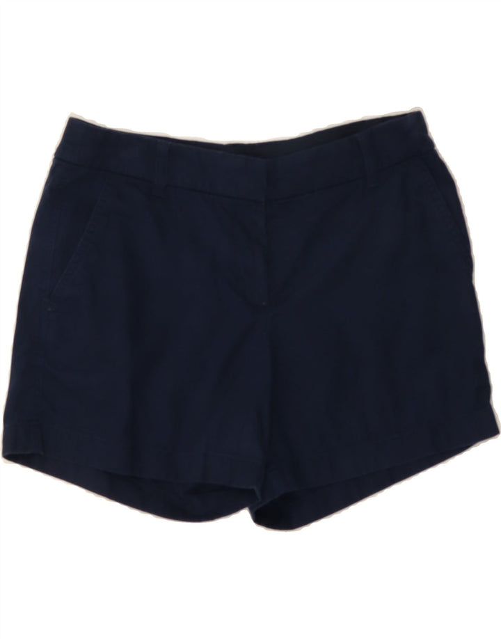 J. CREW Womens Chino Shorts UK 8 Medium W32 Navy Blue Cotton Vintage J. Crew and Second-Hand J. Crew from Messina Hembry 