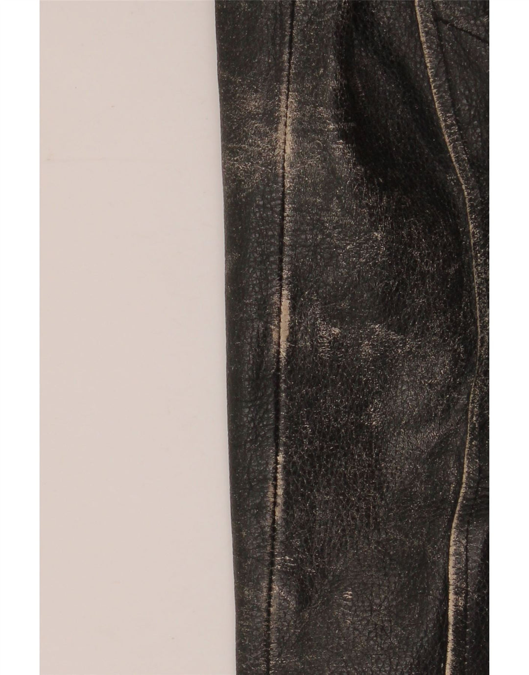 Damska kurtka motocyklowa Yuppie ze skóry Crop EU 38, średnia czarna skóra