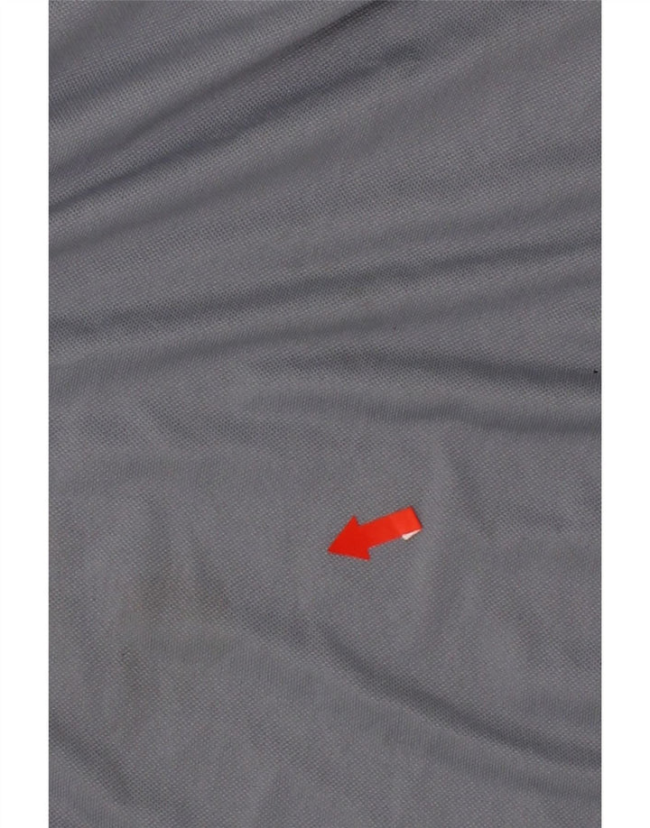 ADIDAS Mens Polo Shirt 2XL Grey Polyester Vintage Adidas and Second-Hand Adidas from Messina Hembry 