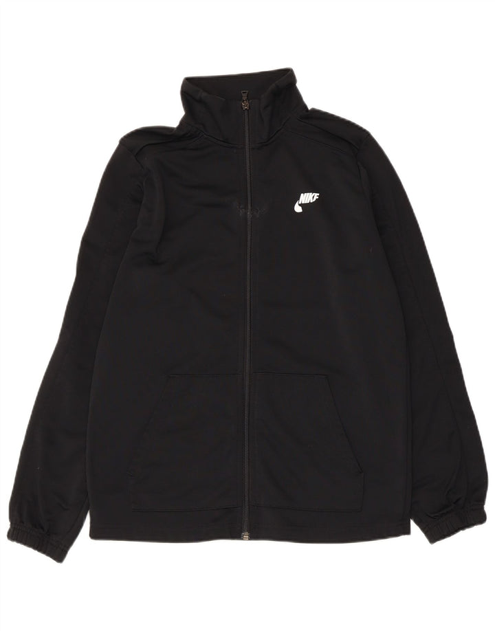 Chłopięca kurtka dresowa Nike Graphic 13-14 lat XL, czarna, poliestrowa
