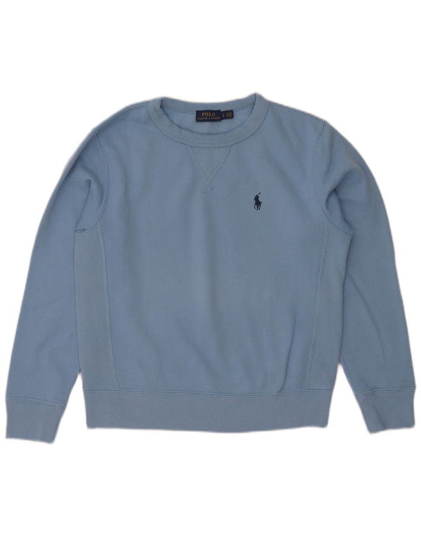 Bluza damska Polo Ralph Lauren Jumper UK 10 Small Blue Cotton