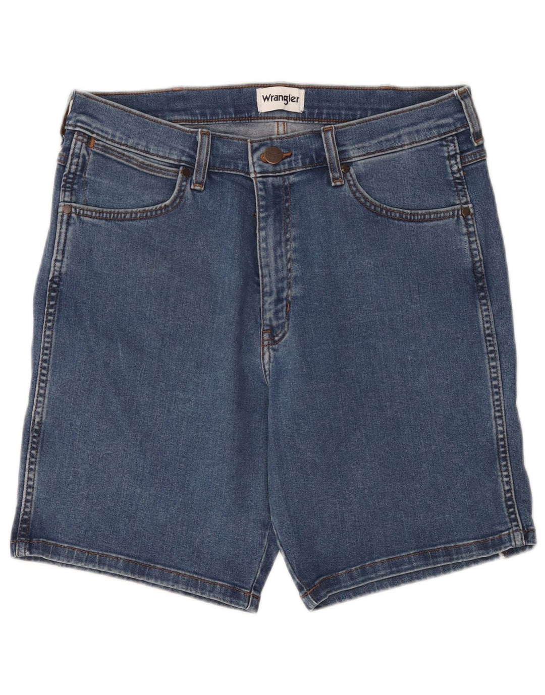 Męskie spodenki jeansowe Wrangler W34, duże, niebieskie, bawełniane