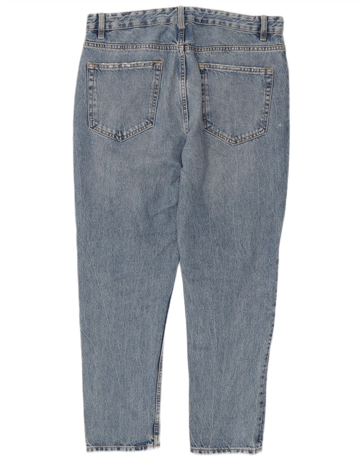 Męskie proste dżinsy Zara EU 42 Large W32 L27 Niebieskie