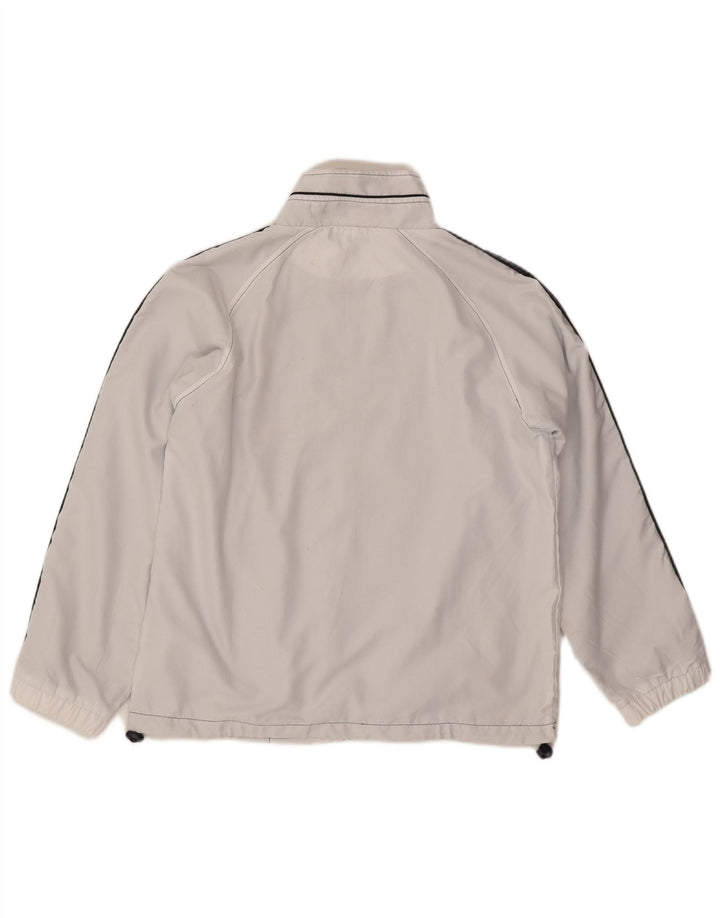DIADORA Womens Tracksuit Top Jacket UK 16 Large White Colourblock