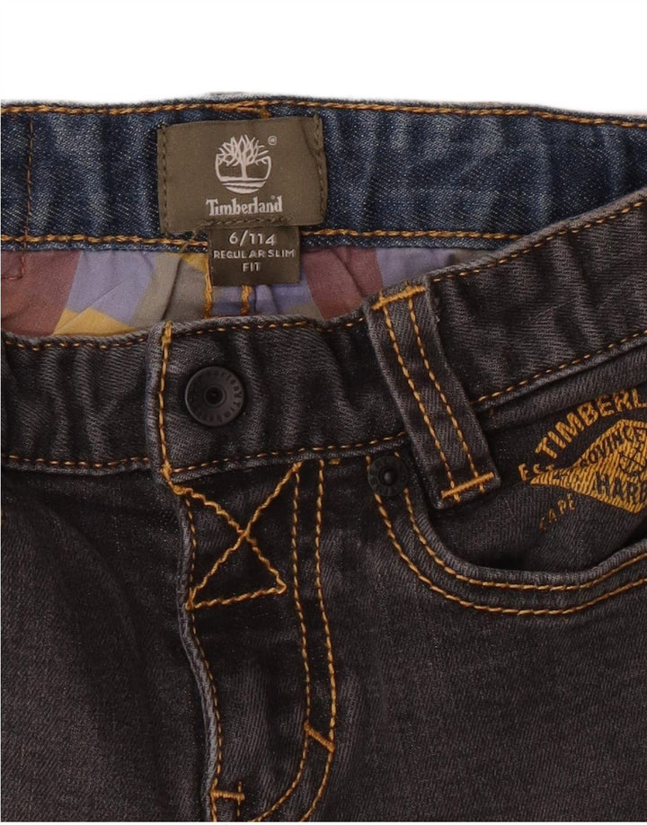 TIMBERLAND Girls Regular Slim Jeans 5-6 Years W20 L20 Grey