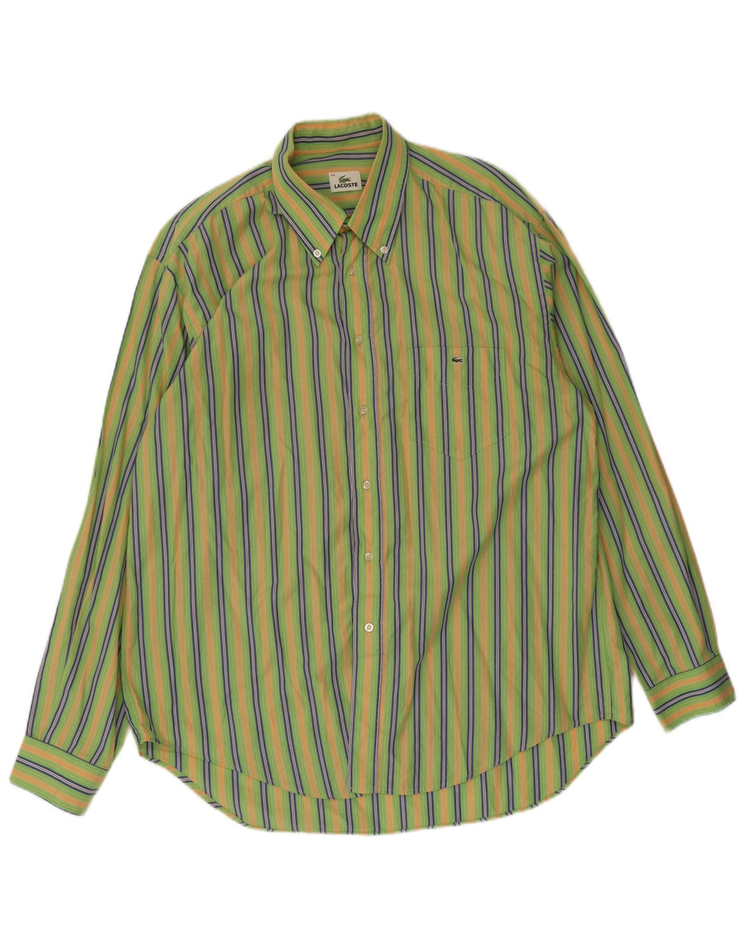 Koszula męska Lacoste rozmiar 44 XL w zielone paski