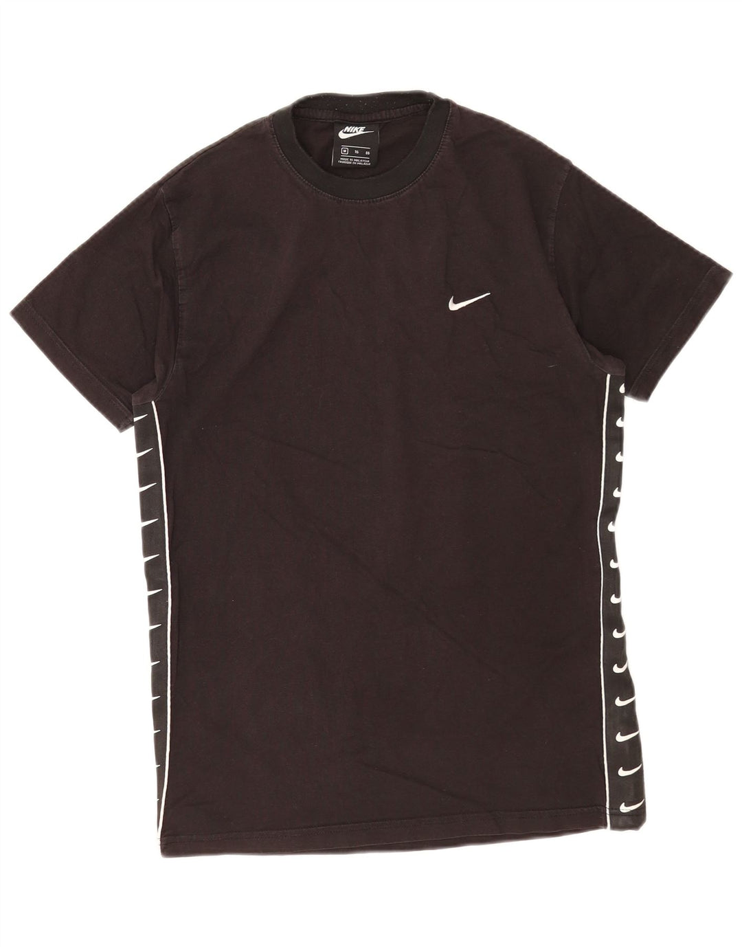 Męski T-shirt z grafiką Nike, średni czarny, bawełniany