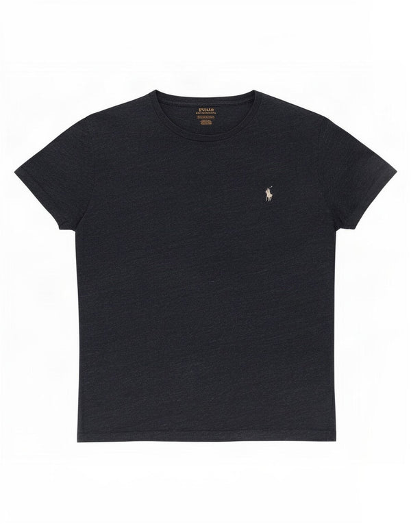Koszulka damska Polo Ralph Lauren Top UK 10, mała, granatowa, nakrapiana bawełna