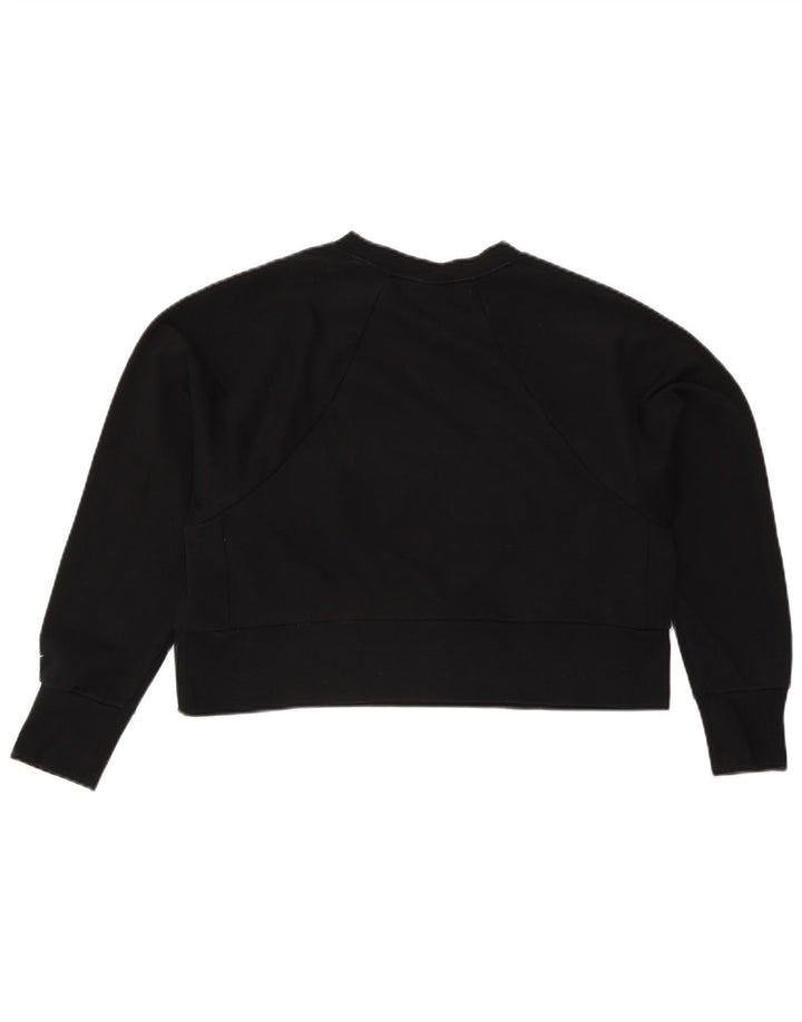 Damska bluza dresowa Nike Crop Graphic UK 14, średni czarny poliester