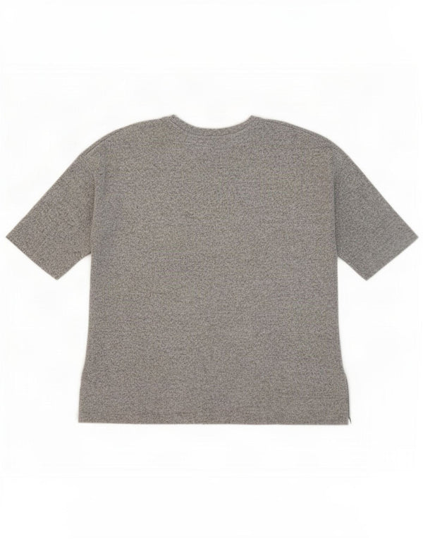 Damska koszulka oversize Zara Trafaluc Top UK 10 Small Grey Flecked