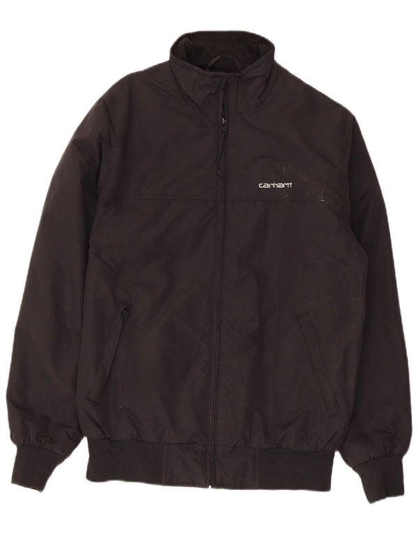 Męska kurtka bomberka Carhartt UK 34 XS z czarnego nylonu