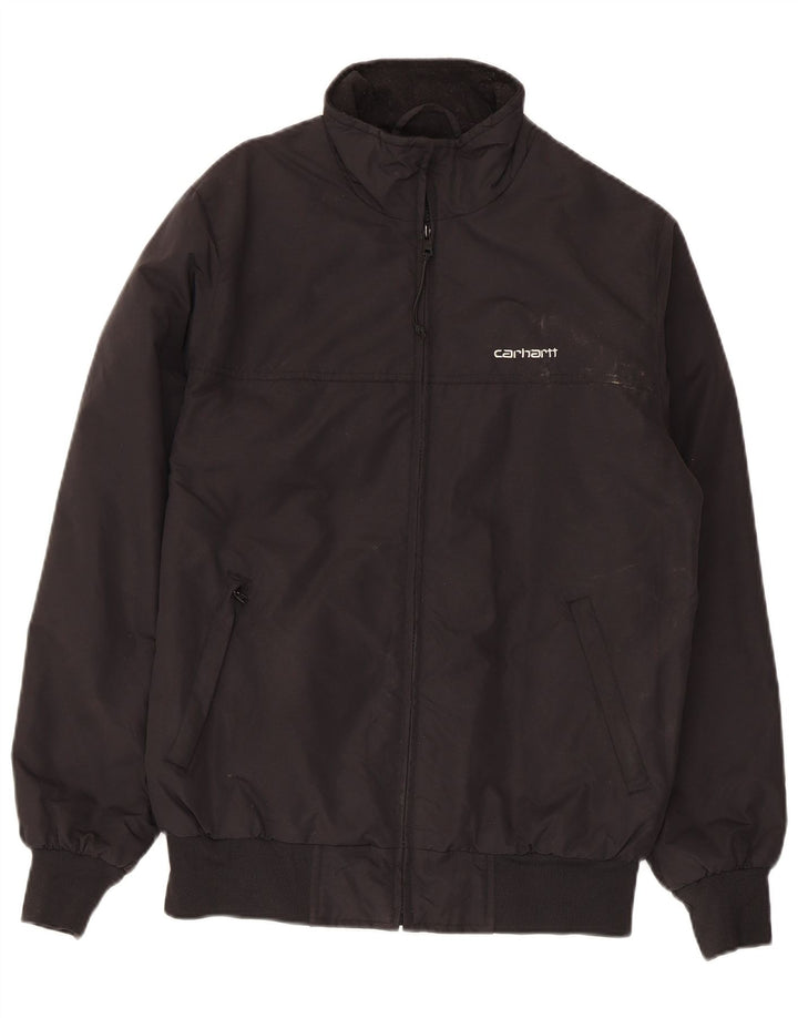 Męska kurtka bomberka Carhartt UK 34 XS z czarnego nylonu