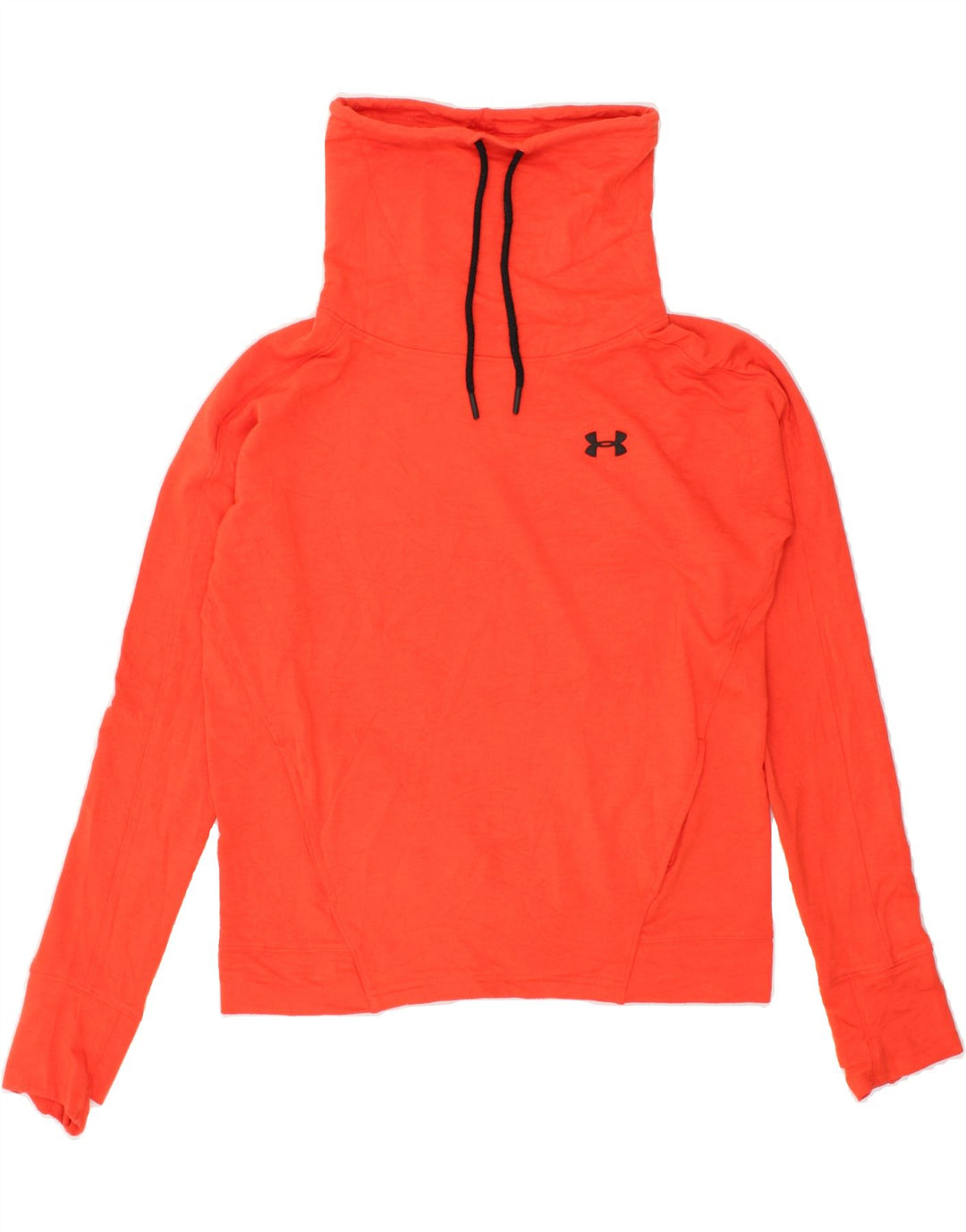 UNDER ARMOUR Womens Roll Neck Sweatshirt Jumper UK 10 Small Red | Vintage Under Armour | Thrift | Second-Hand Under Armour | Used Clothing | Messina Hembry 