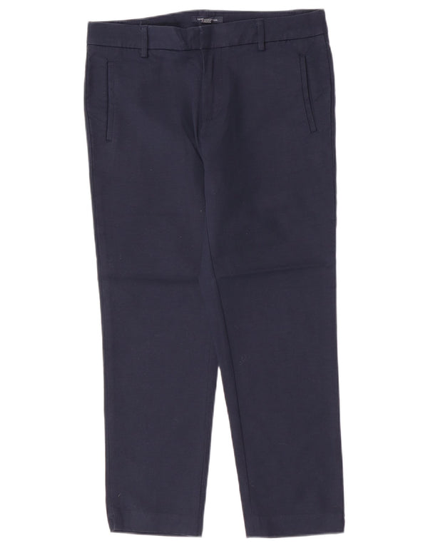 Spodnie damskie Tommy Hilfiger o krótkim kroju US 8 Medium W30 L24 Granatowe