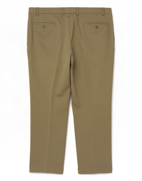 Marks & Spencer Męskie proste spodnie chino W44 L31 Beżowy poliester