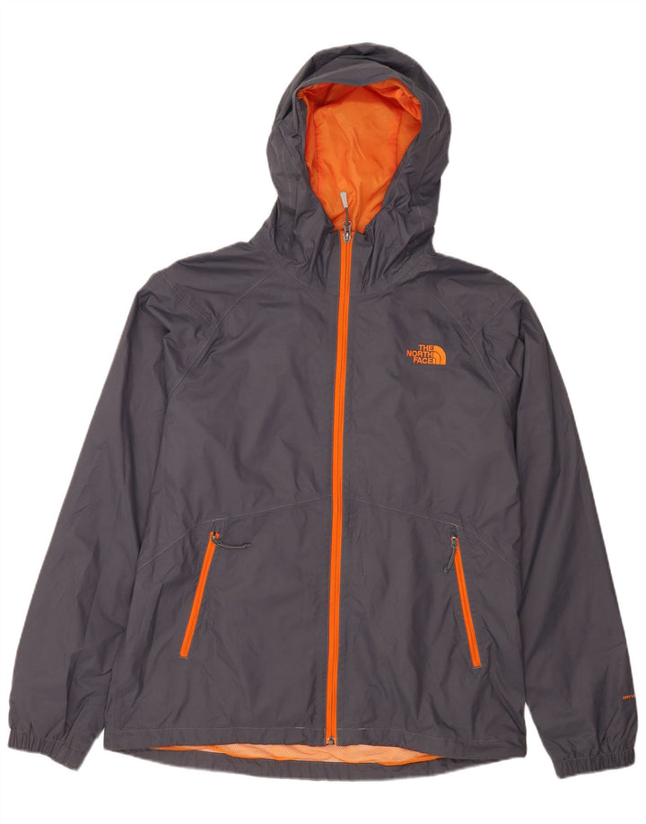 Męska kurtka przeciwdeszczowa z kapturem The North Face UK 40, duża, szara, nylonowa
