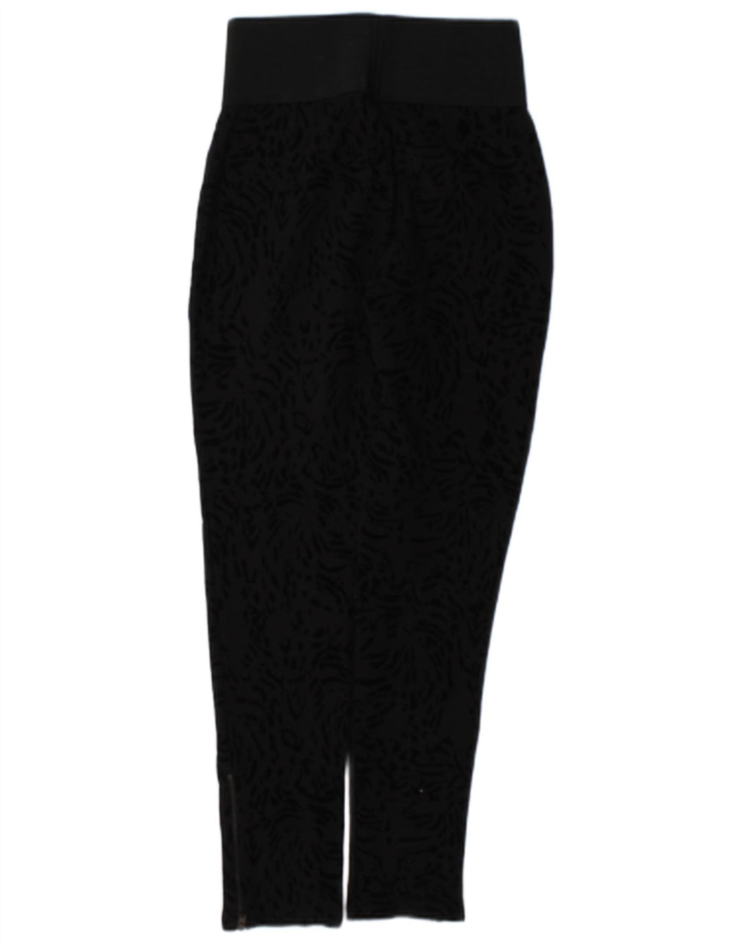 Legginsy damskie Zara UK 12, średni czarny nadruk zwierzęcy