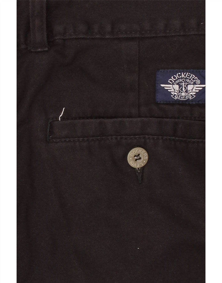 DOCKERS Mens Pegged Chino Shorts W36 Large Black Vintage Dockers and Second-Hand Dockers from Messina Hembry 