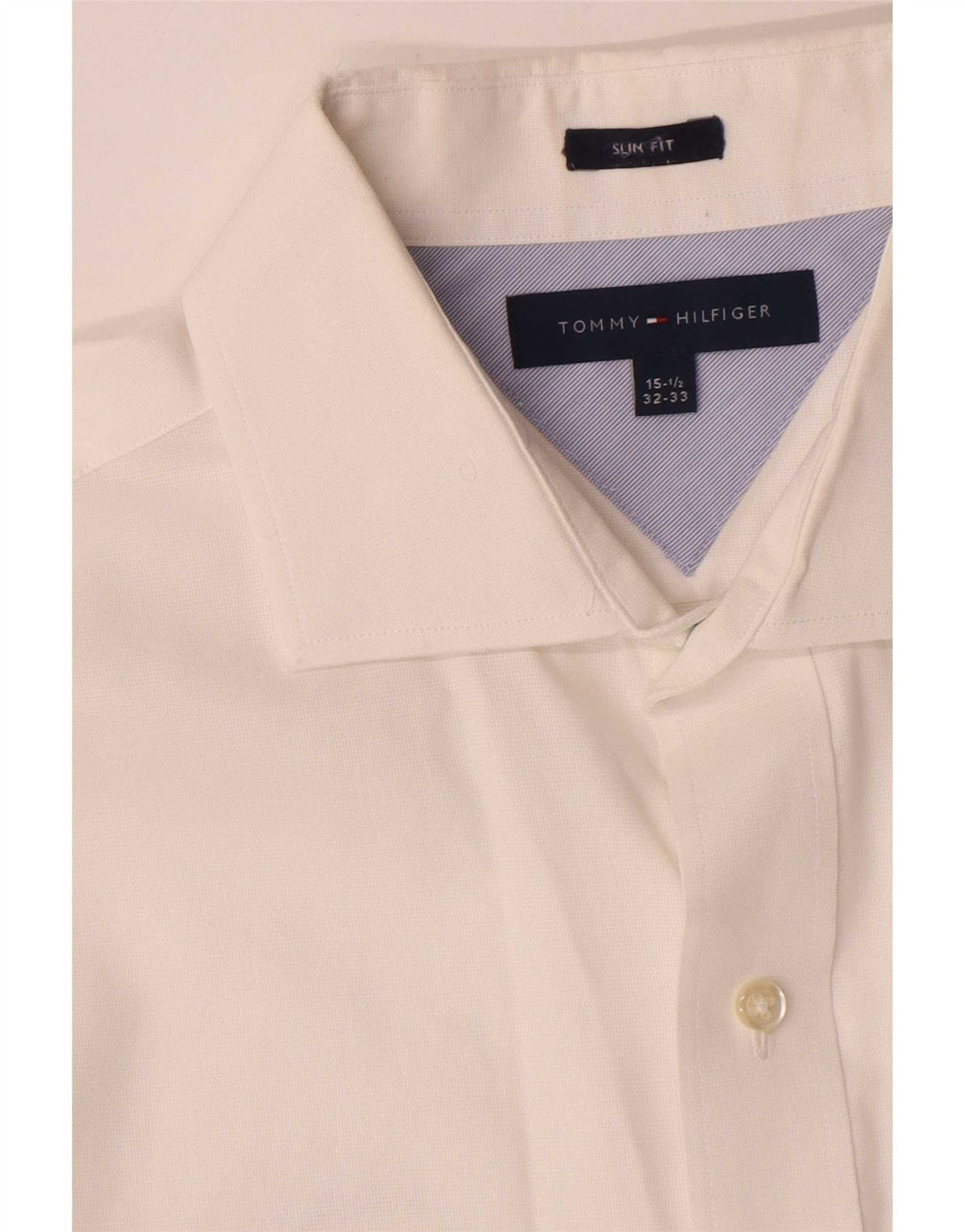 Koszula męska Tommy Hilfiger o dopasowanym kroju, rozmiar 15 1/2, średnia biel