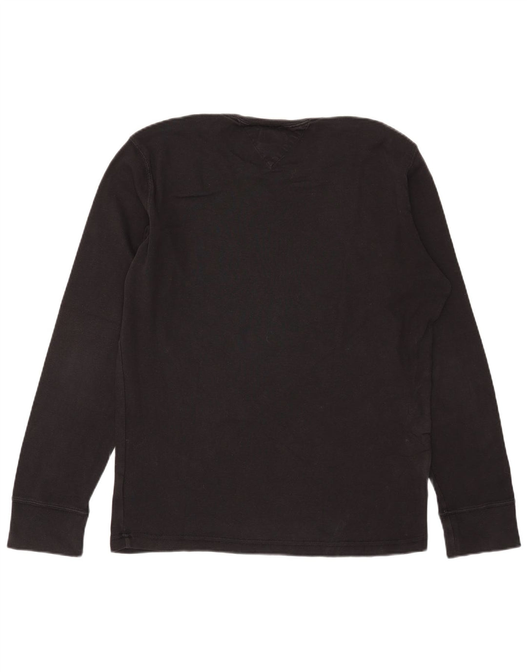 Męski top z długim rękawem Tommy Hilfiger, duży, czarny, bawełniany