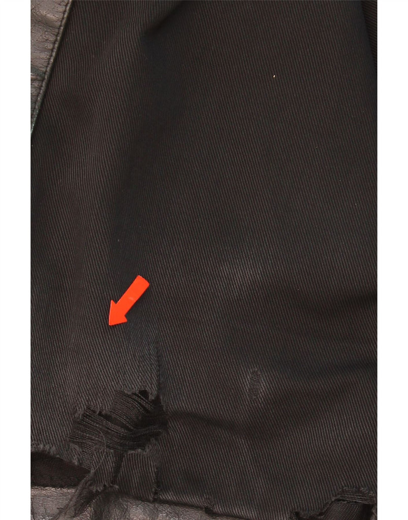 CATERPILLAR Mens Leather Jacket UK 40 Large Black Leather Vintage Caterpillar and Second-Hand Caterpillar from Messina Hembry 