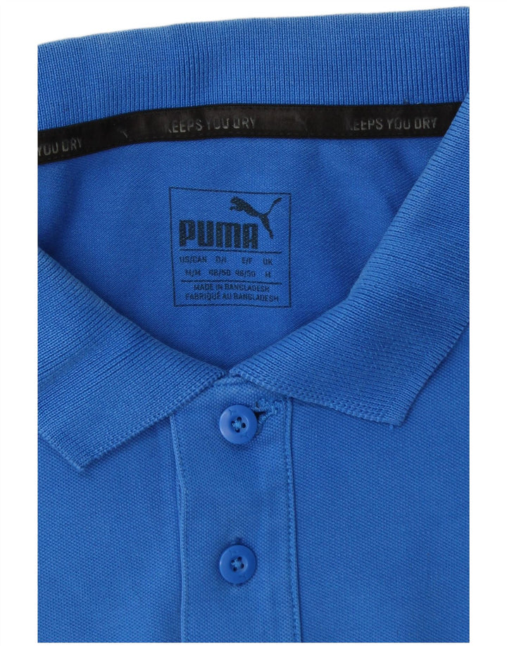 Męska koszulka polo Puma, kolor średni niebieski