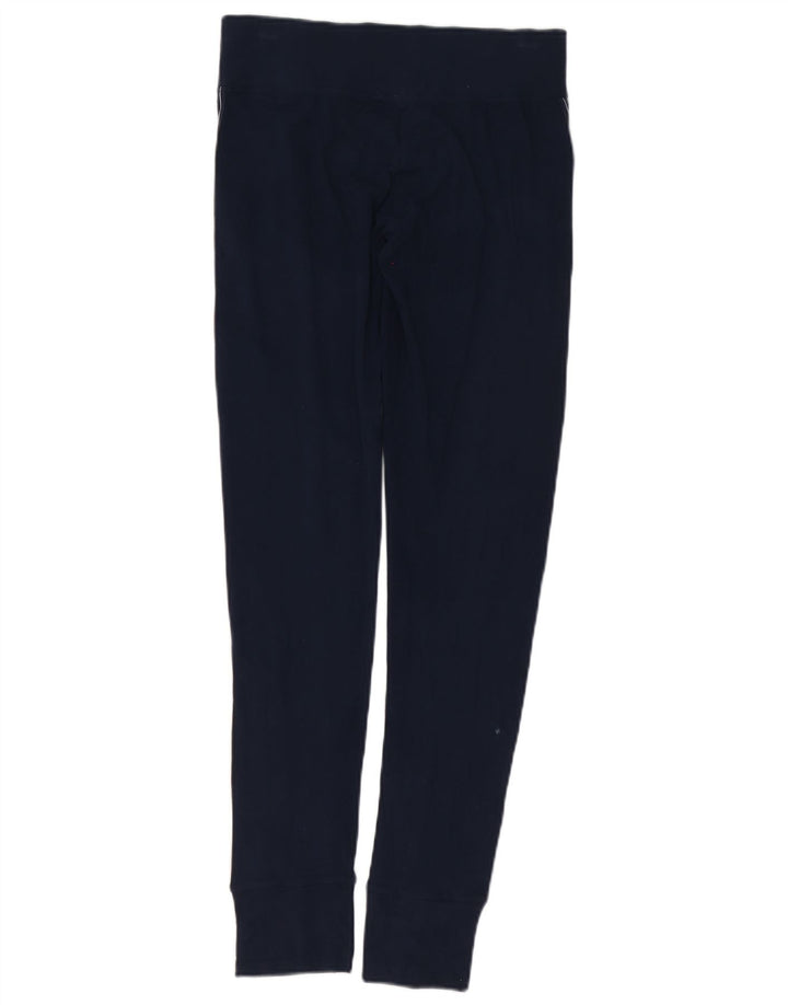 Damskie legginsy graficzne Tommy Hilfiger UK 12, średnie, granatowe, bawełniane