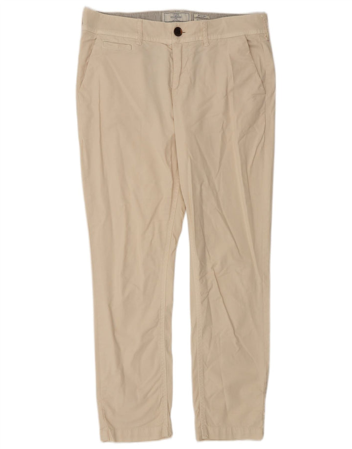 Spodnie damskie Fat Face Devon Slim Chino UK 10 Small W30 L26 Off White