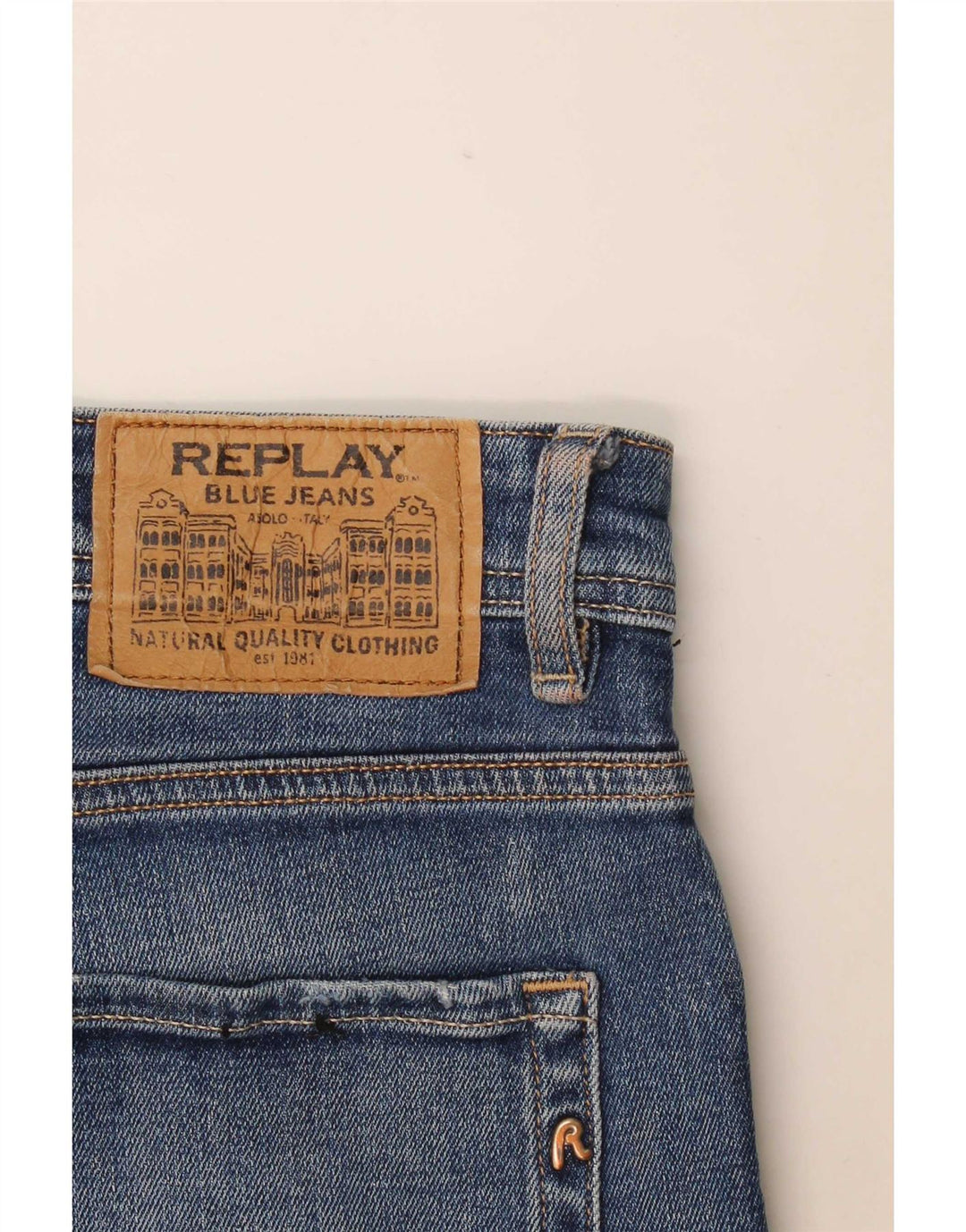 Męskie jeansy Replay Rocco Straight W36 L30 Niebieskie