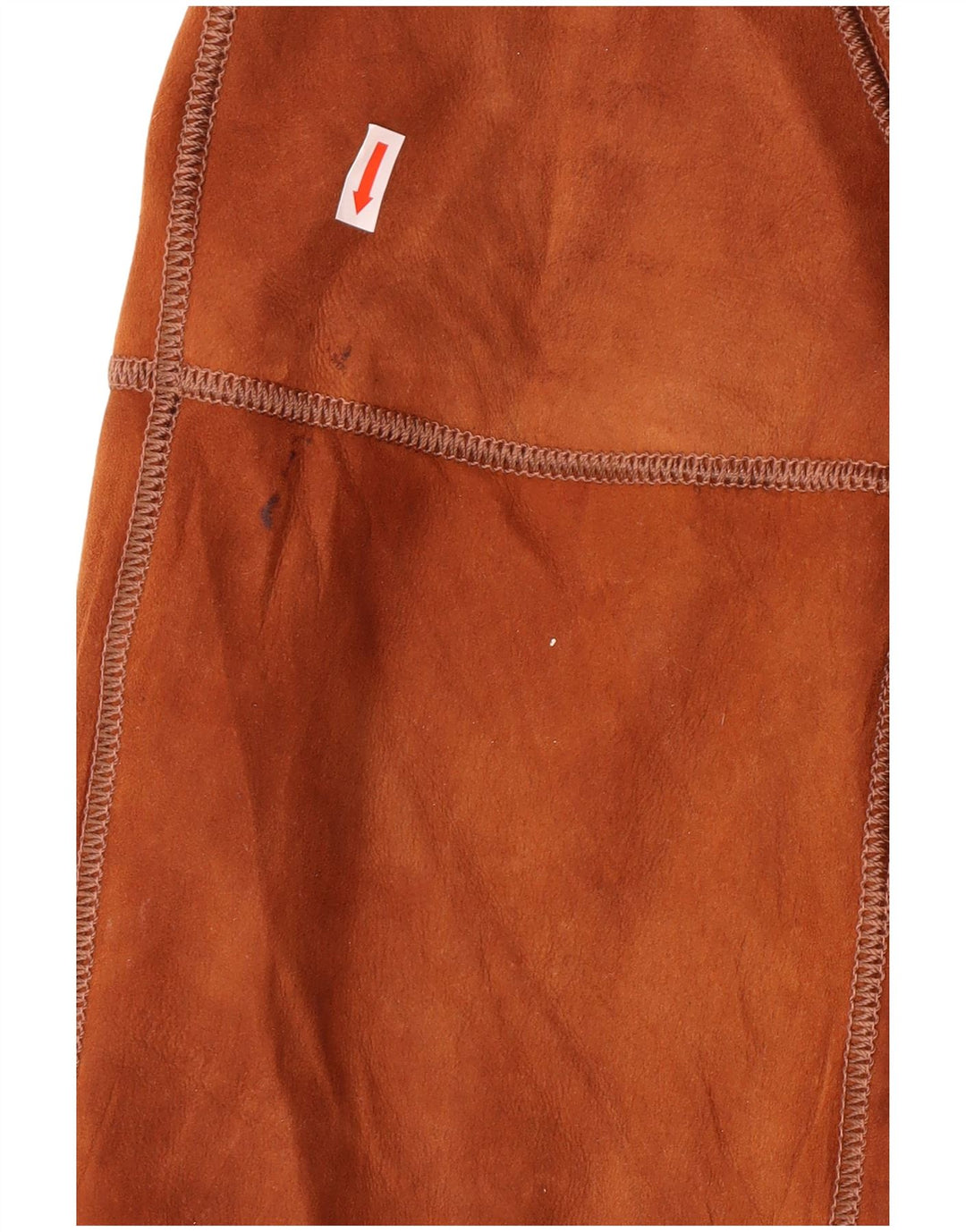 Damski płaszcz z owczej skóry VINTAGE IT 44 Średni brąz, skóra