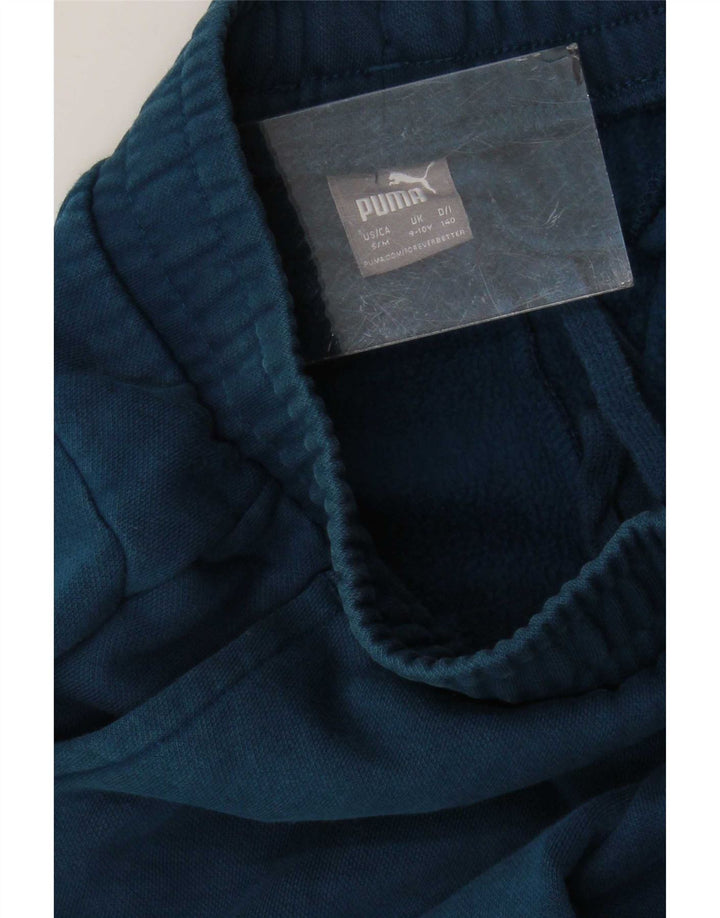 Chłopięce spodnie dresowe Puma Joggers 9-10 lat Niebieskie