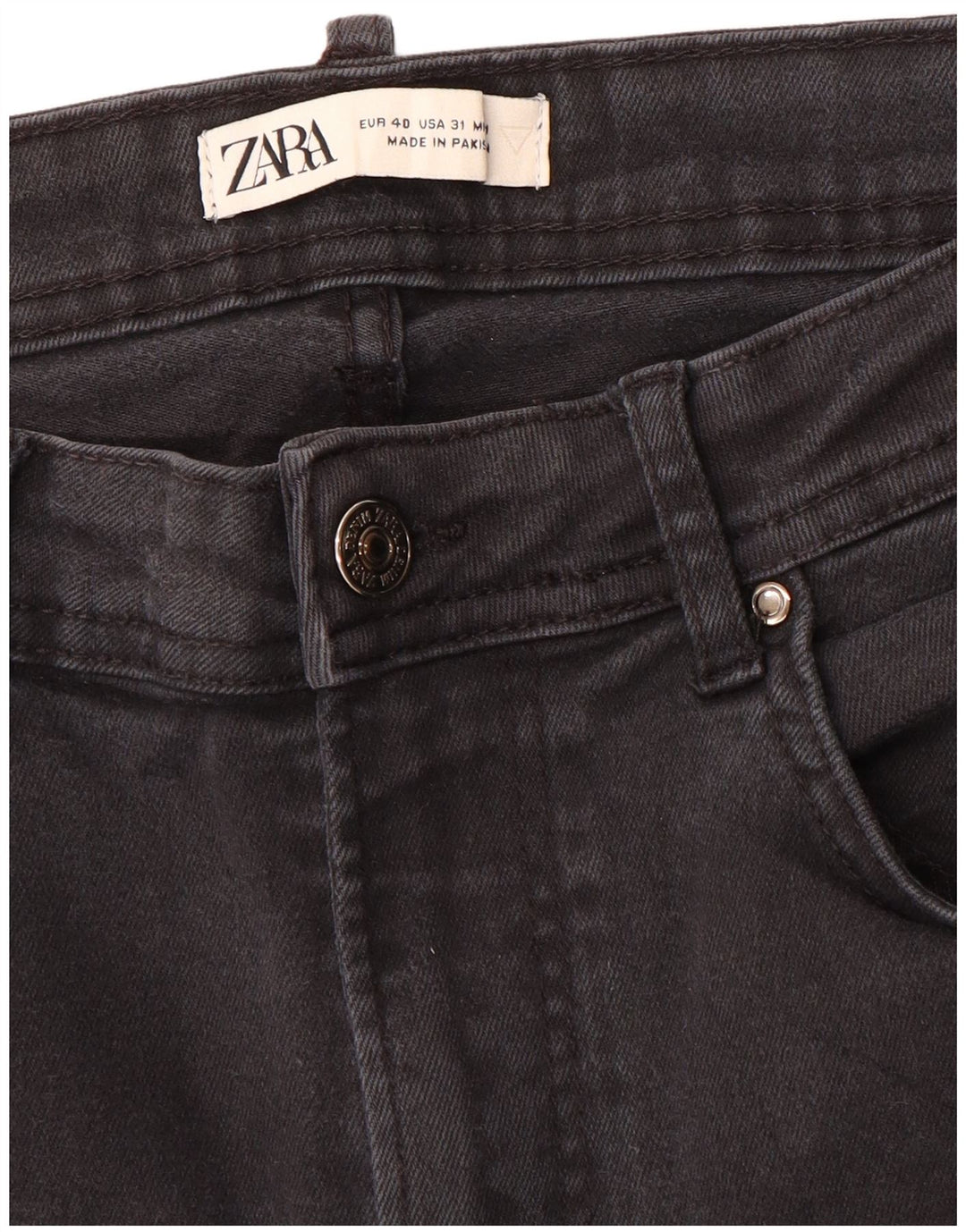 Męskie jeansy obcisłe Zara EU 40 Medium W31 L28 Szare