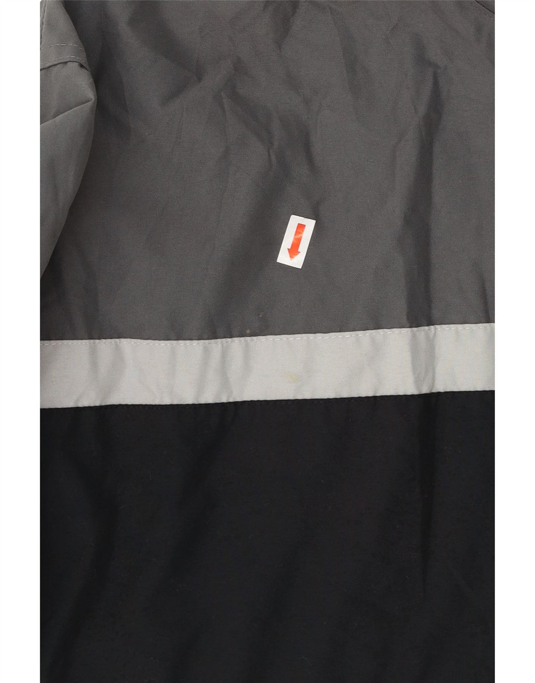 CHAMPION Mens Tracksuit Top Jacket Large Grey Colourblock Polyester