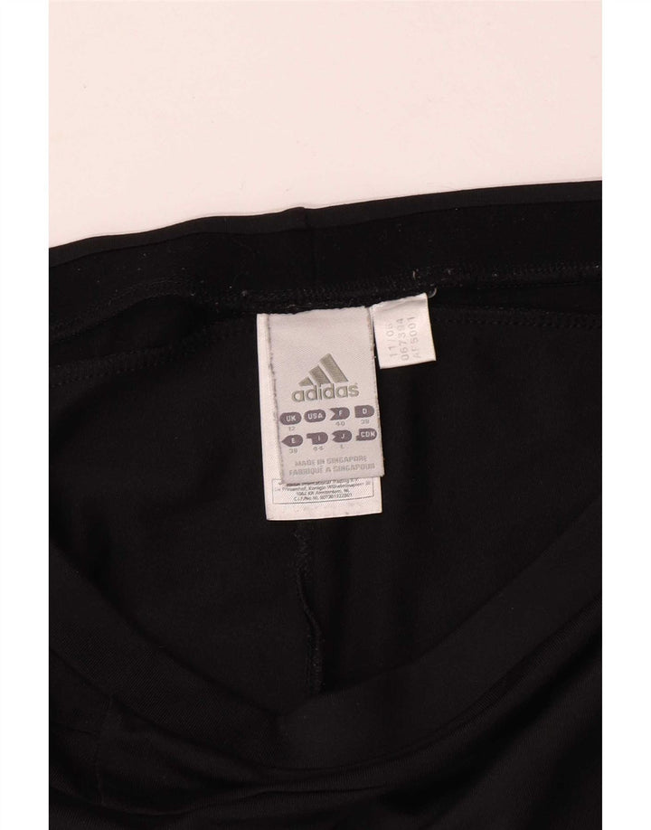 Damskie spodnie dresowe Adidas Capri UK 12 Średni czarny nylon
