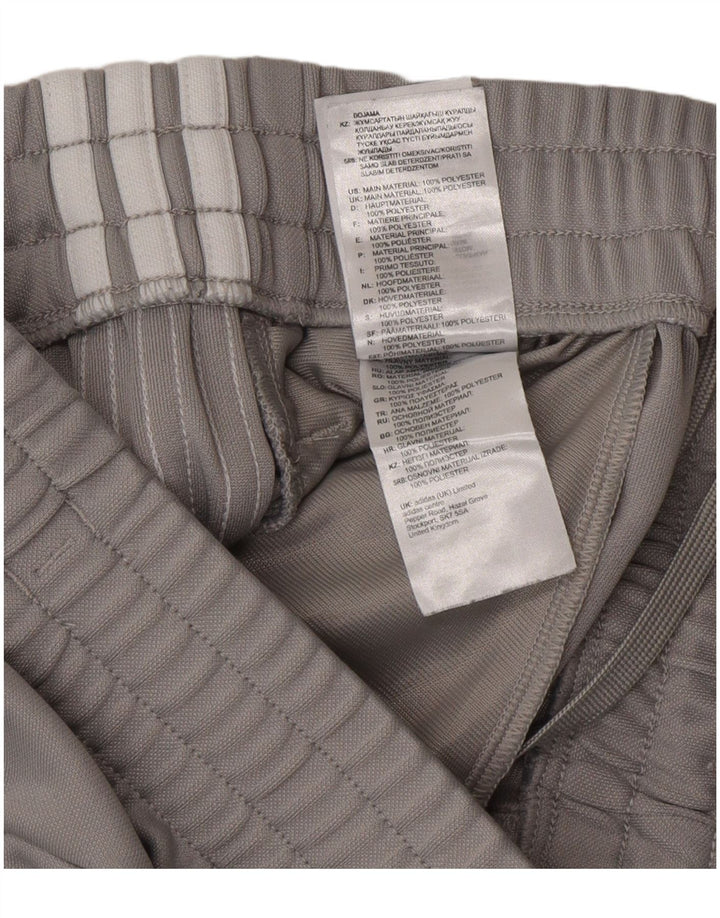 Damskie spodnie dresowe Adidas UK 8/10, małe, szare, poliestrowe