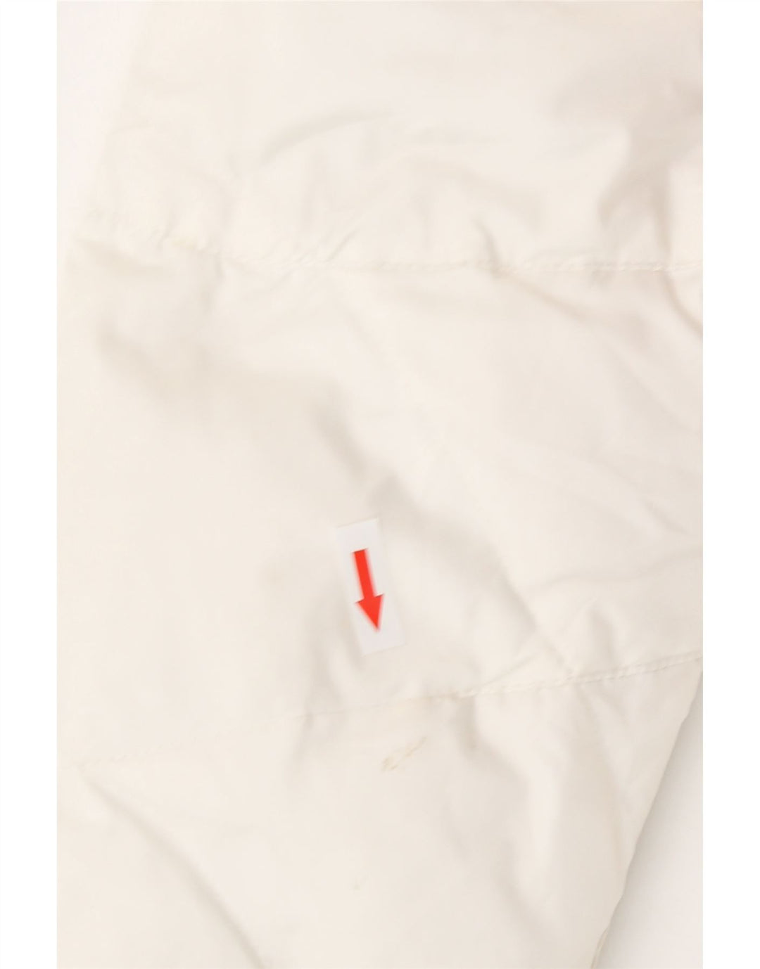 Damska kurtka oversize Guess UK 6 XS, biała, poliestrowa