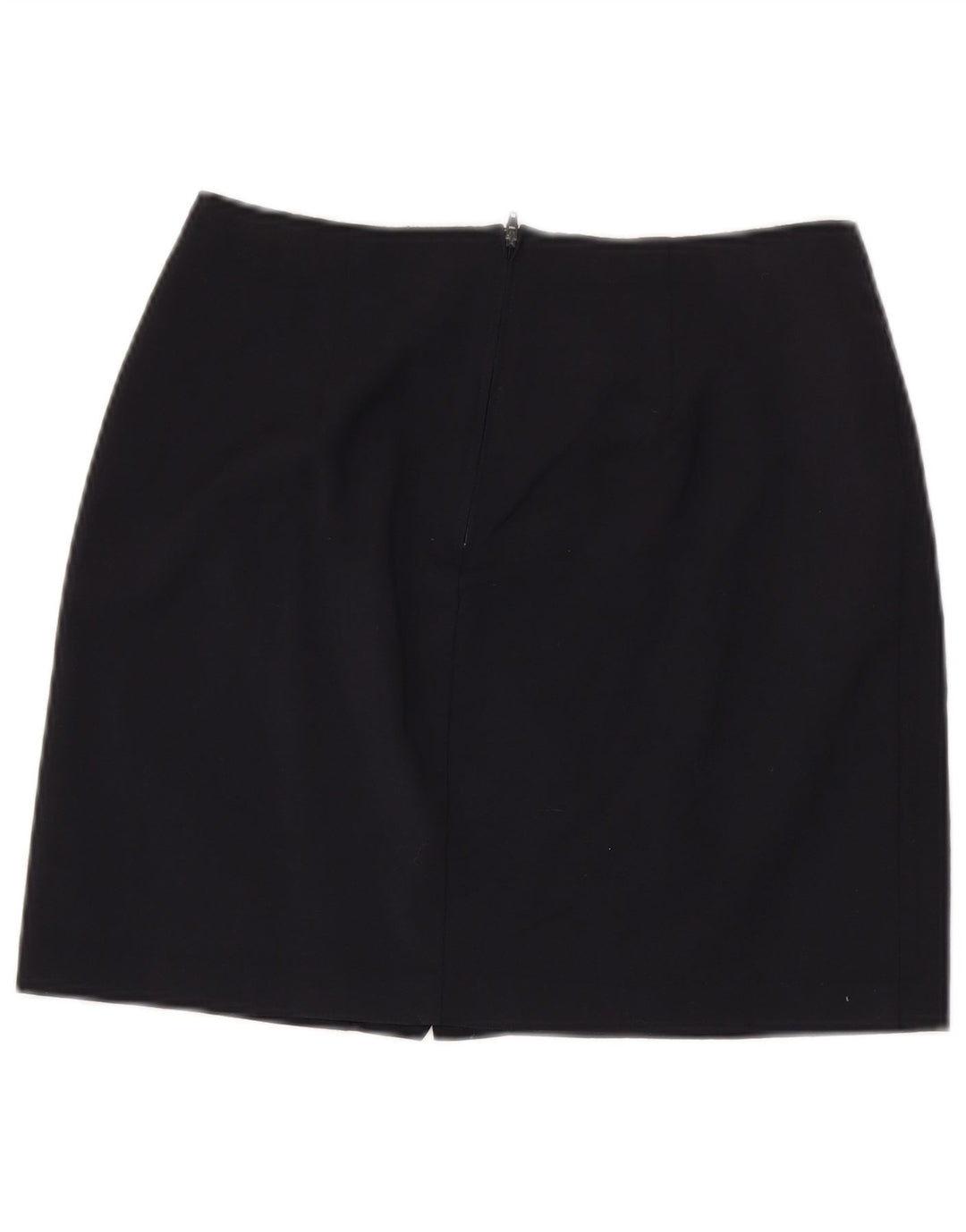 Spódnica mini damska Benetton IT 44 Medium W28 Granatowa wełna dziewicza
