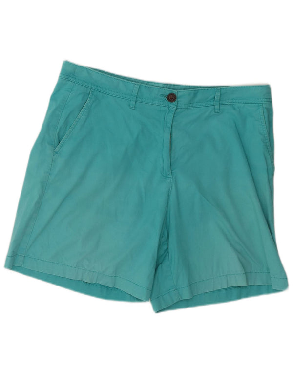 Crew Clothing Damskie zwykłe spodenki chino UK 14 duże W36 turkusowa bawełna