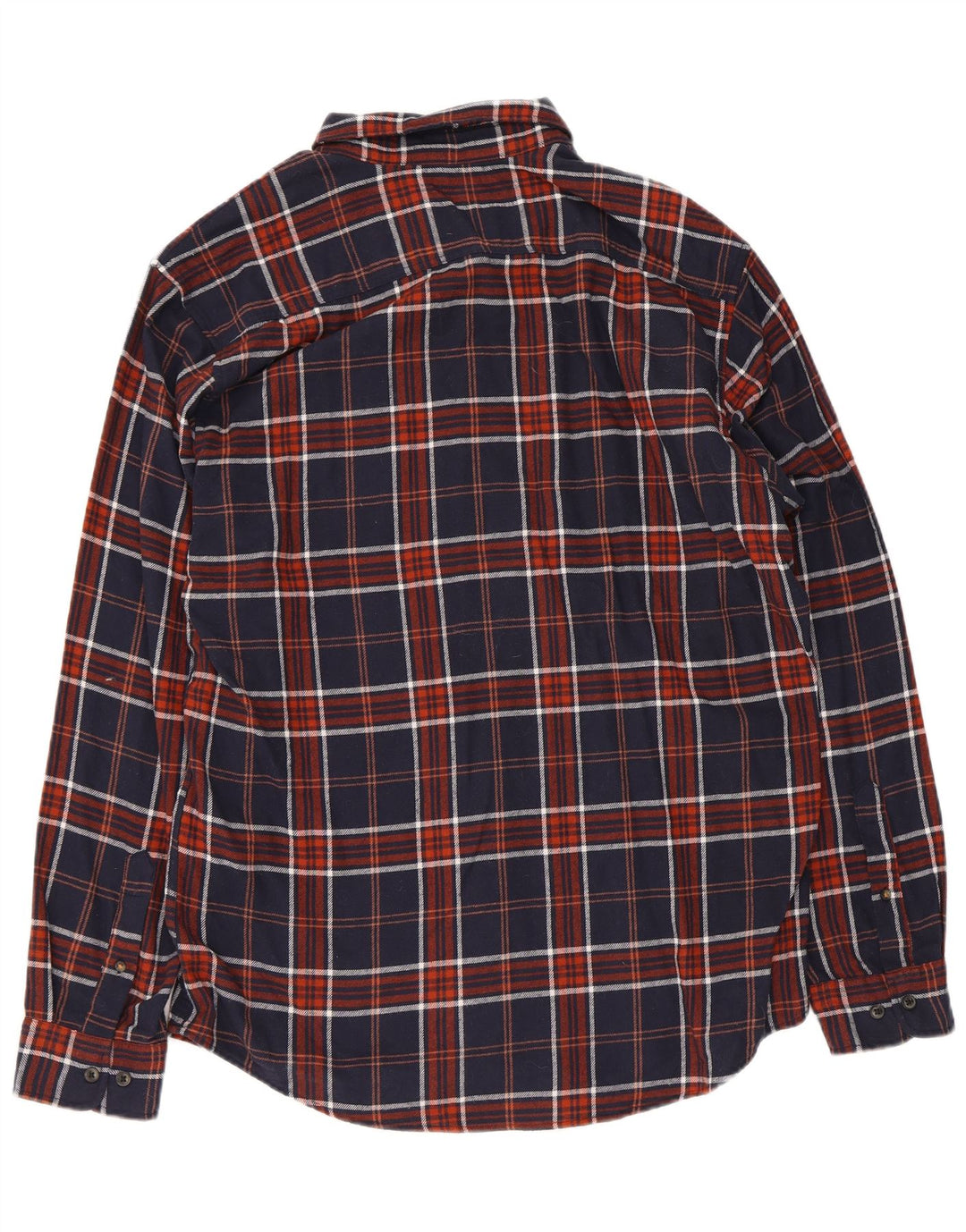 Koszula flanelowa męska Jack & Jones XL, bawełniana, granatowa w kratę