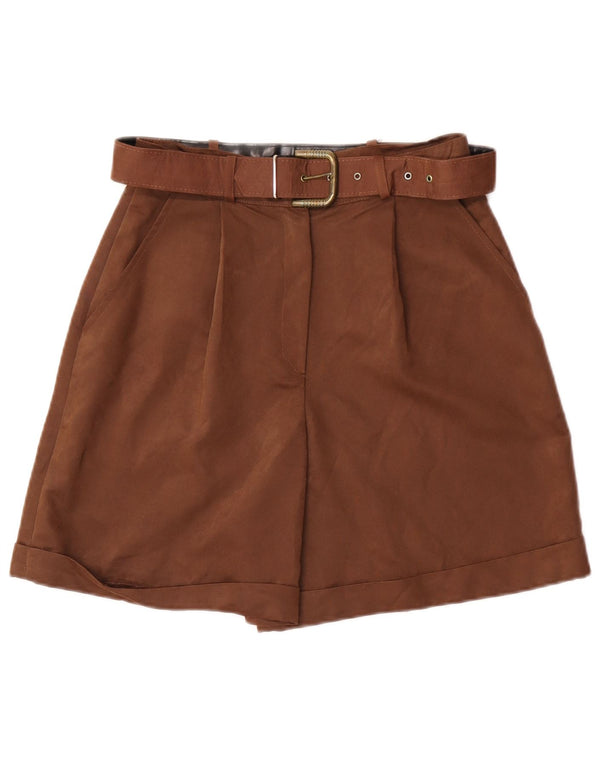 Vintage damskie spodenki chino z wysokim stanem IT 44 Medium W26 brązowe