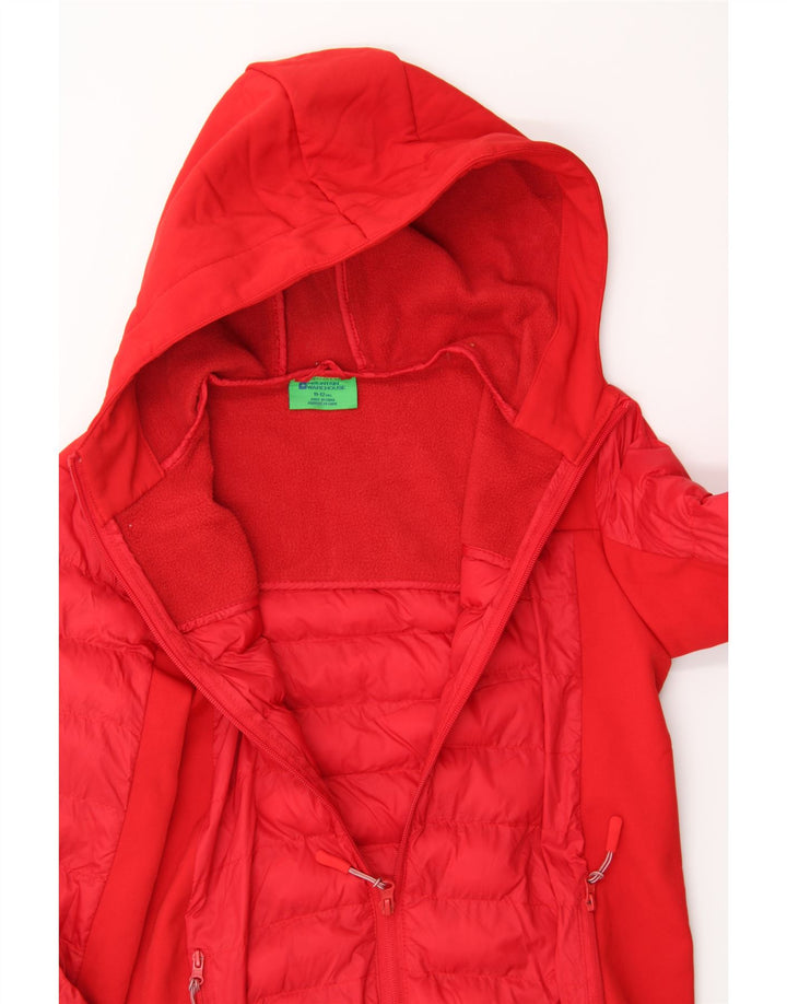 MOUNTAIN WAREHOUSE Girls Hooded Padded Jacket 11-12 Years Red Polyester Vintage Mountain Warehouse and Second-Hand Mountain Warehouse from Messina Hembry 