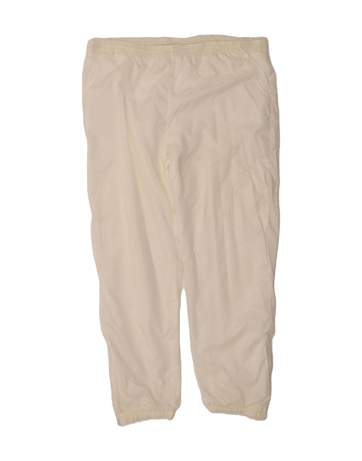ACTIVE Womens Tracksuit Trousers Joggers UK 20 2XL  White Polyamide Vintage Active and Second-Hand Active from Messina Hembry 