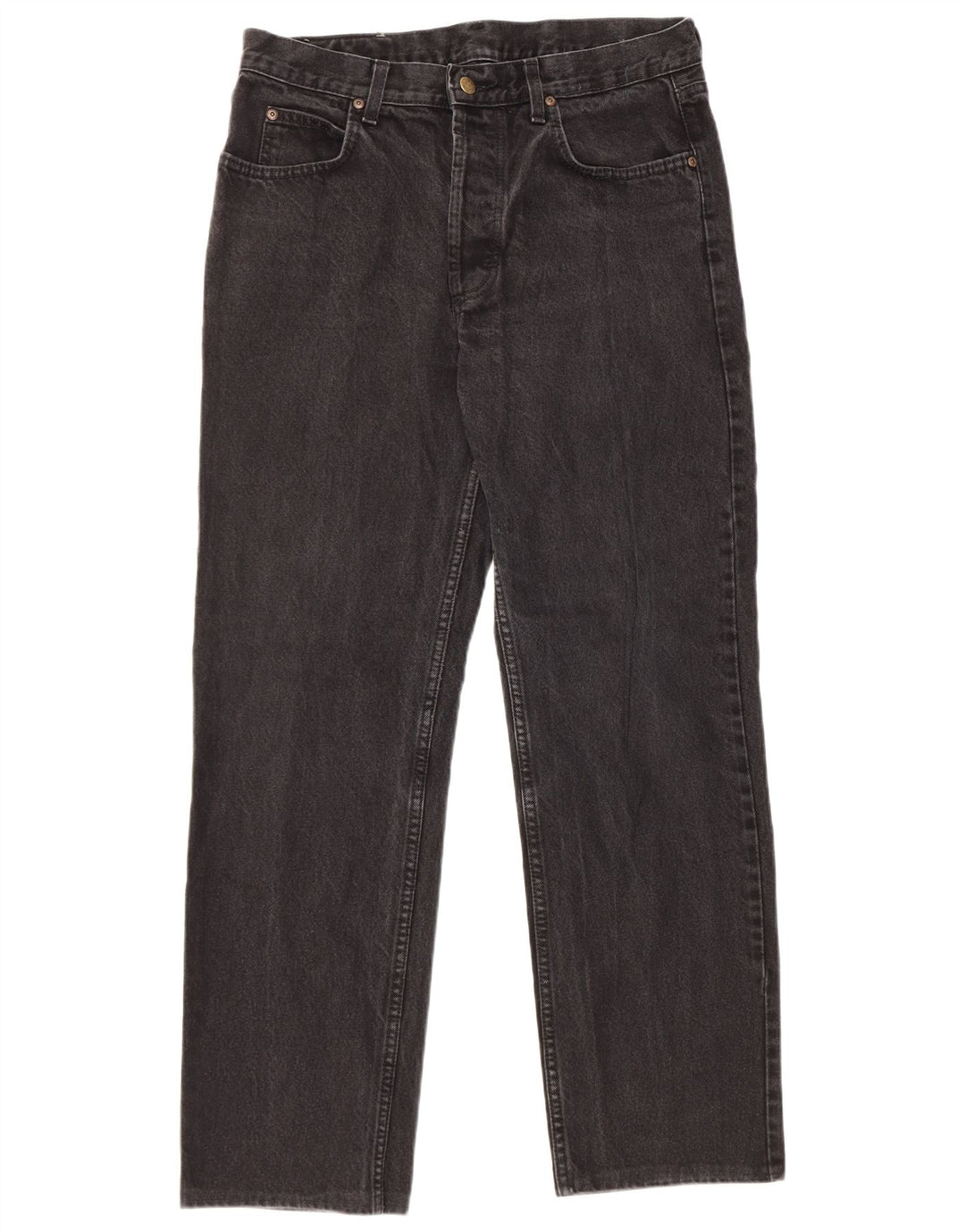Męskie jeansy Lee Chicago Straight W34 L29, czarne, bawełniane