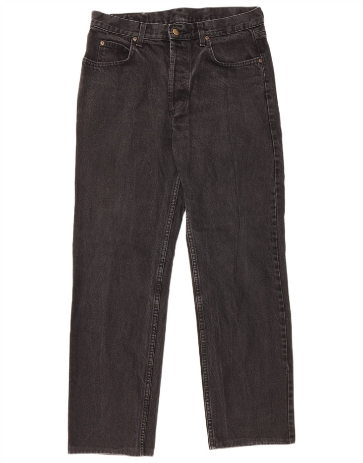 Męskie jeansy Lee Chicago Straight W34 L29, czarne, bawełniane