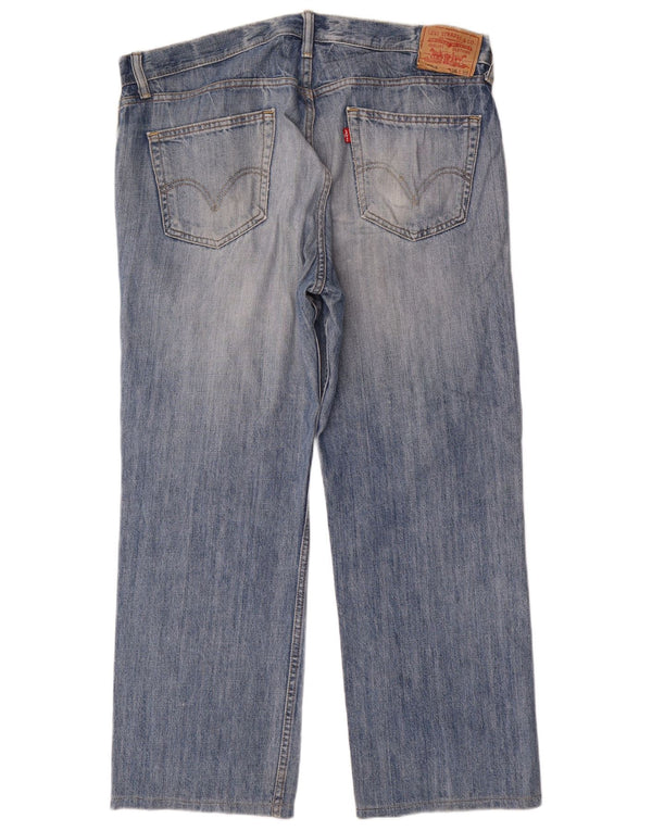 Męskie jeansy Levi's 550 o swobodnym kroju W36 L30 Niebieska bawełna